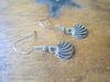 Silver Seashells Small Charm Earrings