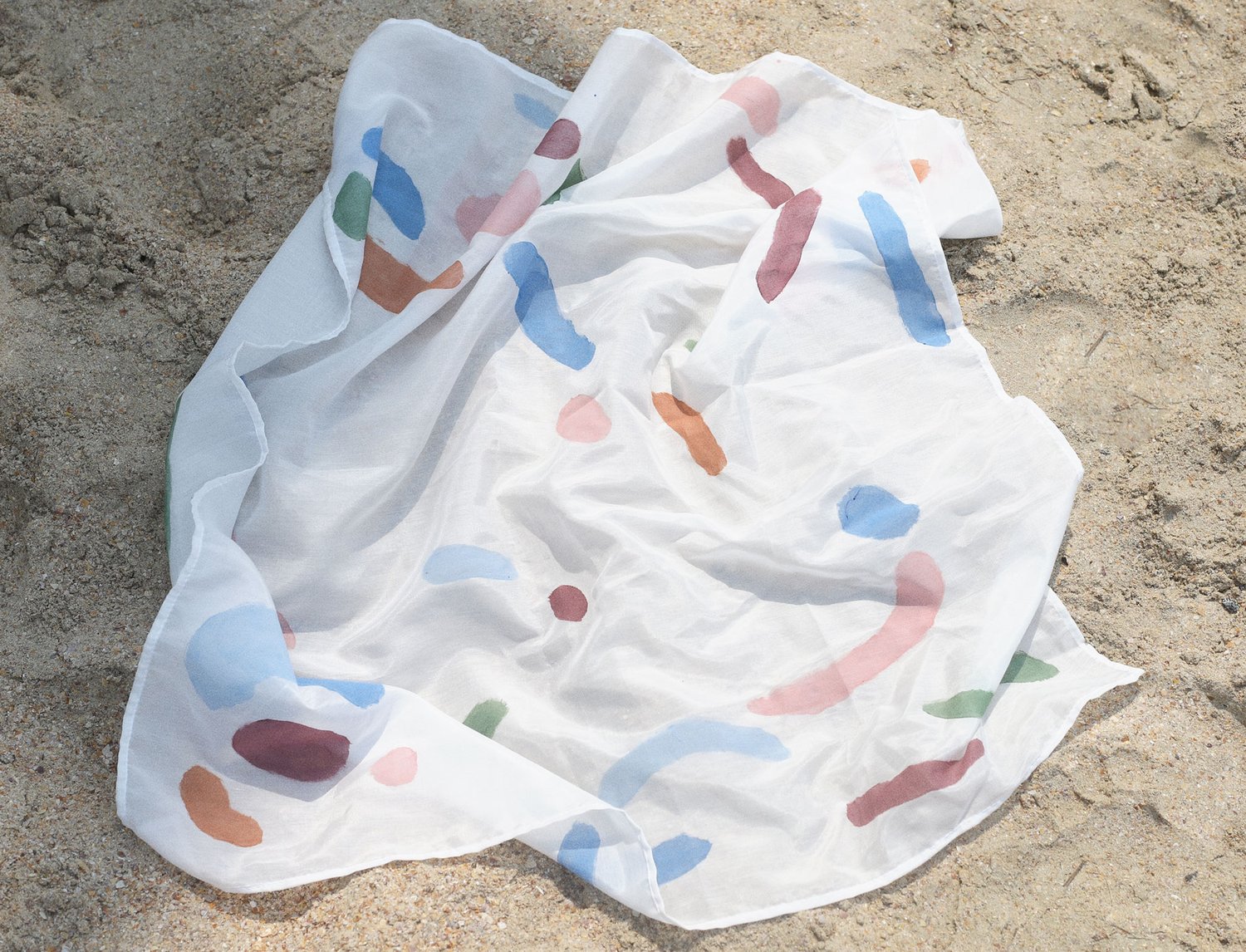 Image of PAINTED SILK SCARF