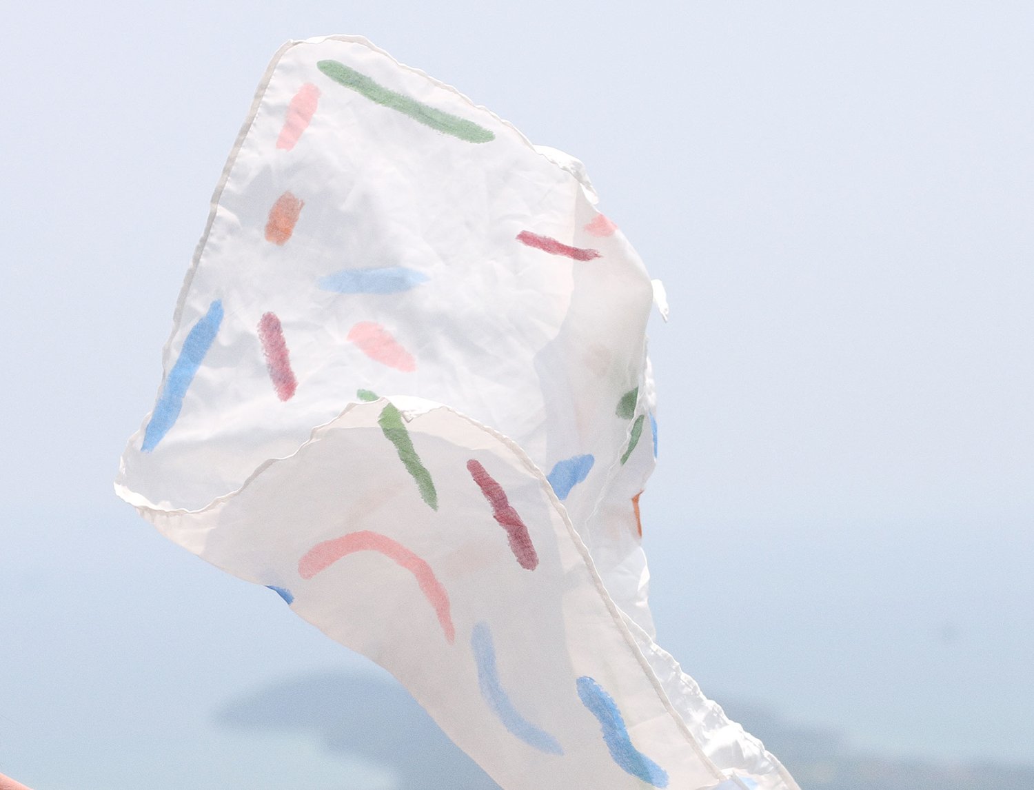 Image of PAINTED SILK SCARF