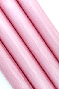 Image 1 of Pink Lemonade Section and Accent bespoke pen blanks! High pressure cured Alumilite. Bespoke ready!