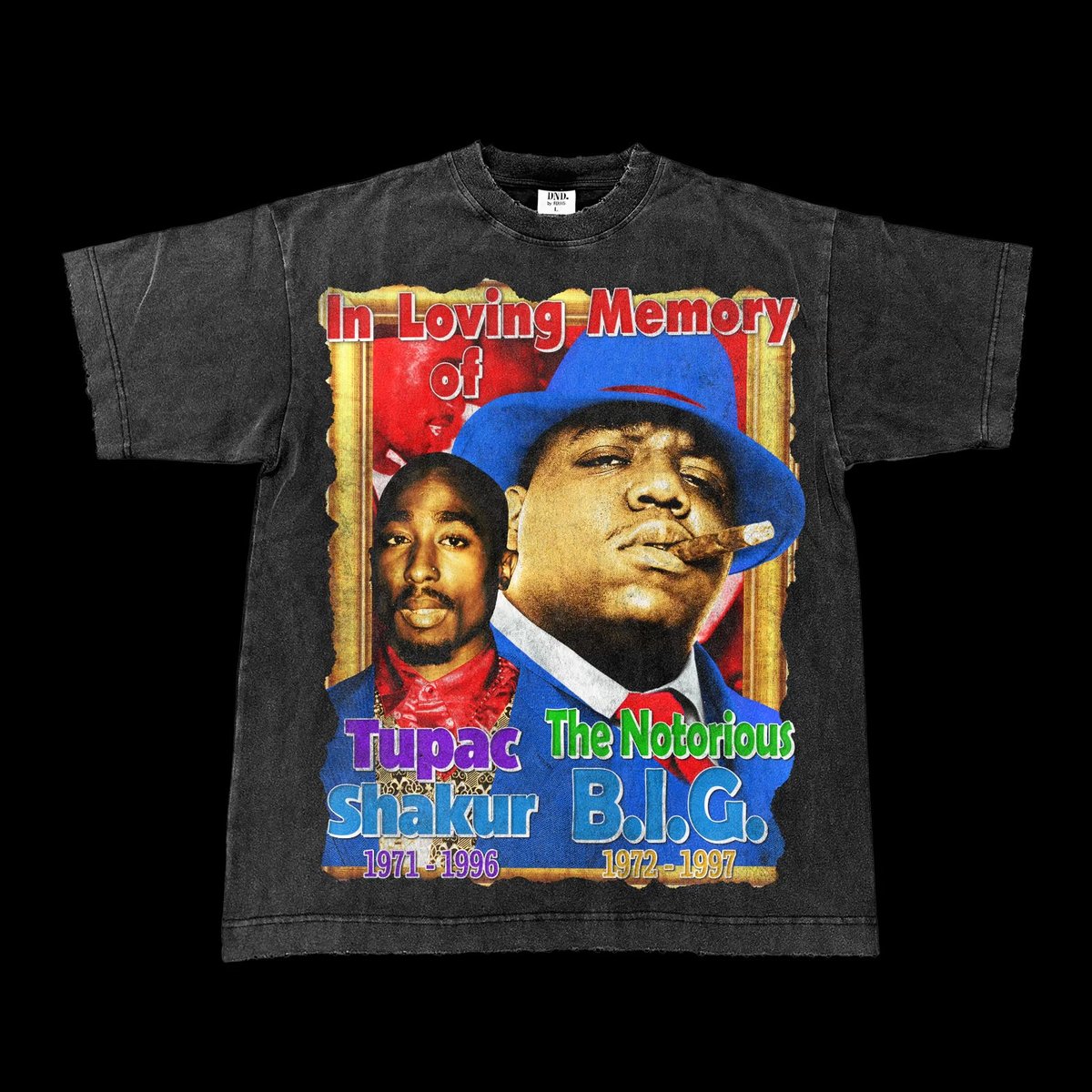 ビンテージブートレグbiggie TupacTシャツ | www.innoveering.net