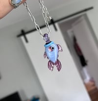 purple blue fish
