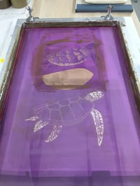 Image 3 of Green Turtle Print