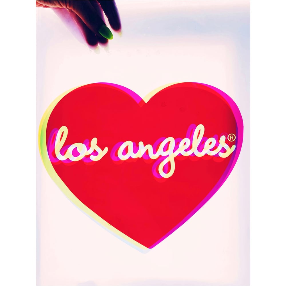 GHOST PRINT - (3 color) heart los angeles®