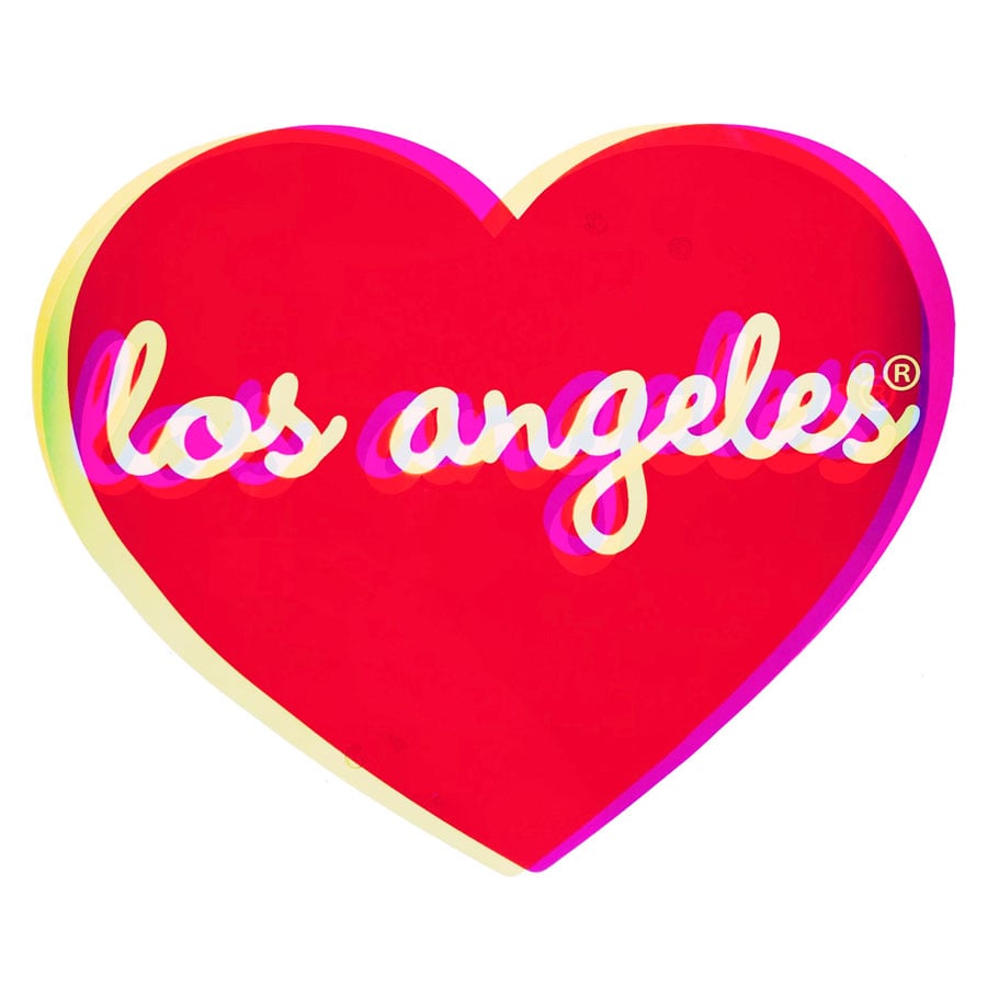 GHOST PRINT - (3 color) heart los angeles®