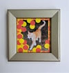 Framed collage: Orange tabby 