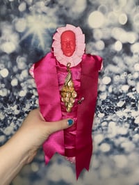 Image 3 of Pink Erzulie Fréda,Voodoo Goddess of Love and Luxury Voodoo Doll by Ugly Shyla