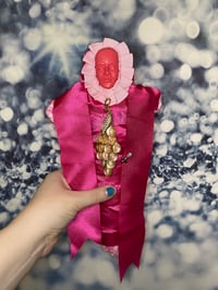 Image 3 of Pink Erzulie Fréda,Voodoo Goddess of Love and Luxury Voodoo Doll by Ugly Shyla 
