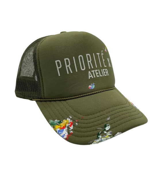 Image of Solid Trucker Hat - Olive 