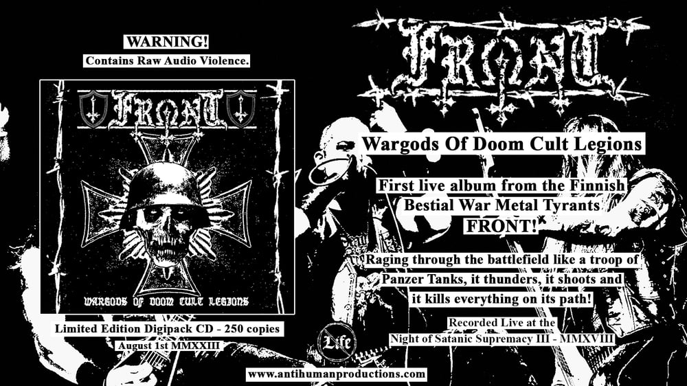 Front - Wargods of Doom Cult Legions - DigiCD