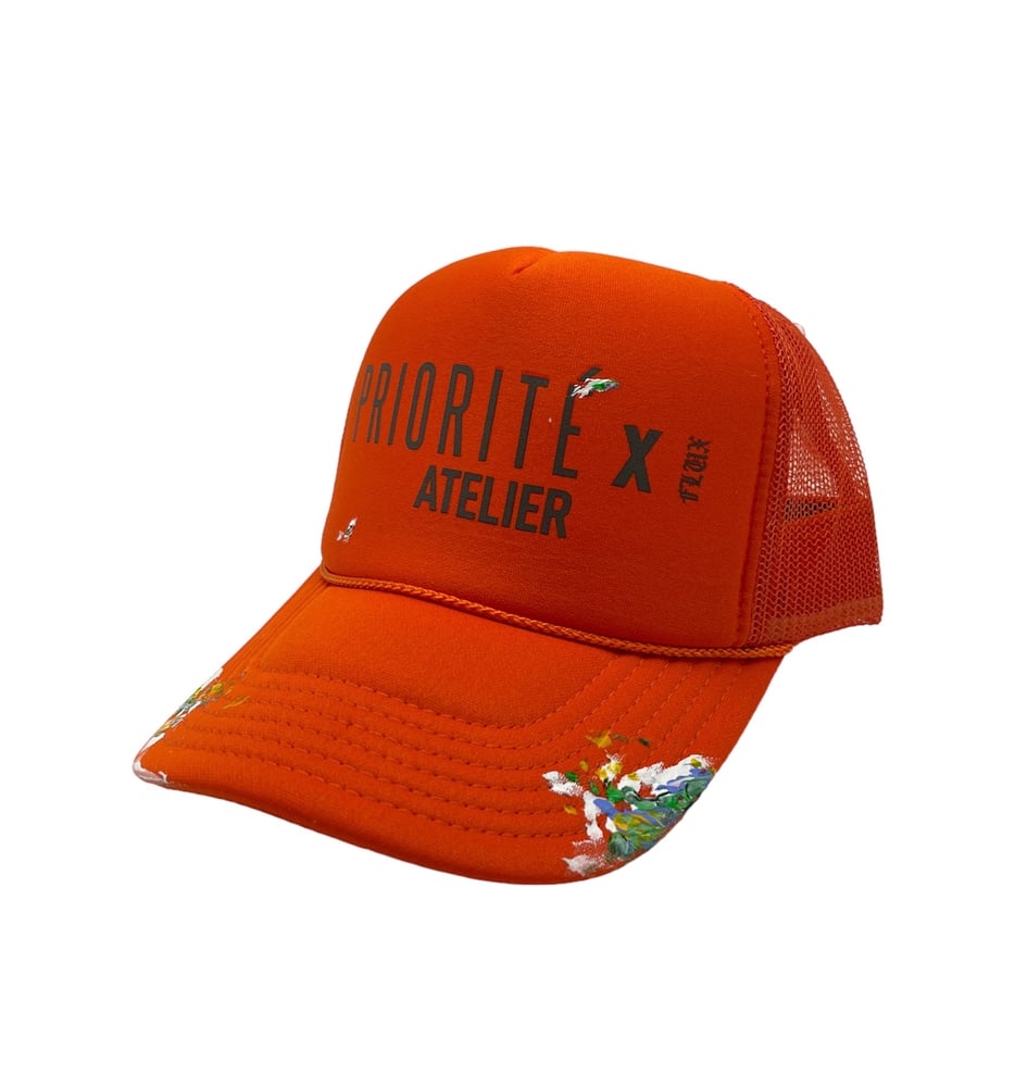 Image of Solid Trucker Hat - Orange