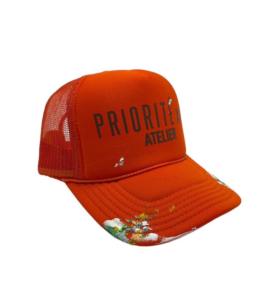 Image of Solid Trucker Hat - Orange