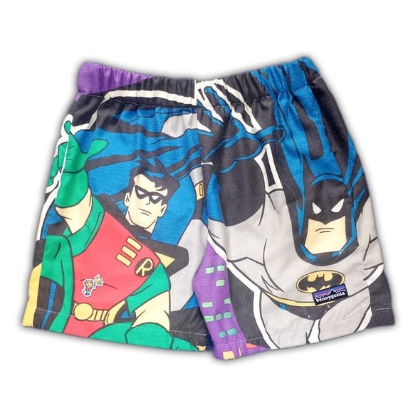 Vintage 1995 Batman & Robin Custom Reworked Bennygonia Shorts UNISEX