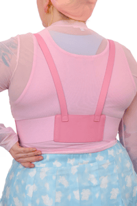 Image 2 of MYVIOLET: PINK ADJUSTABLE HARNESS