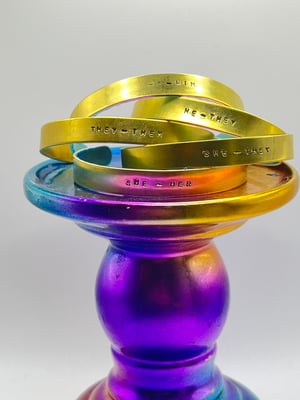 Image of Pronoun bracelet 