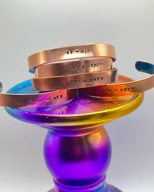 Image of Pronoun bracelet 