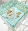 14k Hawaiian Tuttle studs earrings 