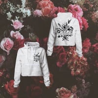 White Camo Croptop Windbreaker