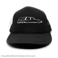 Image 1 of Dead Sled Black Betty Black Trucker Hat