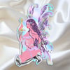 Lilac faerie - Matte Holographic sticker
