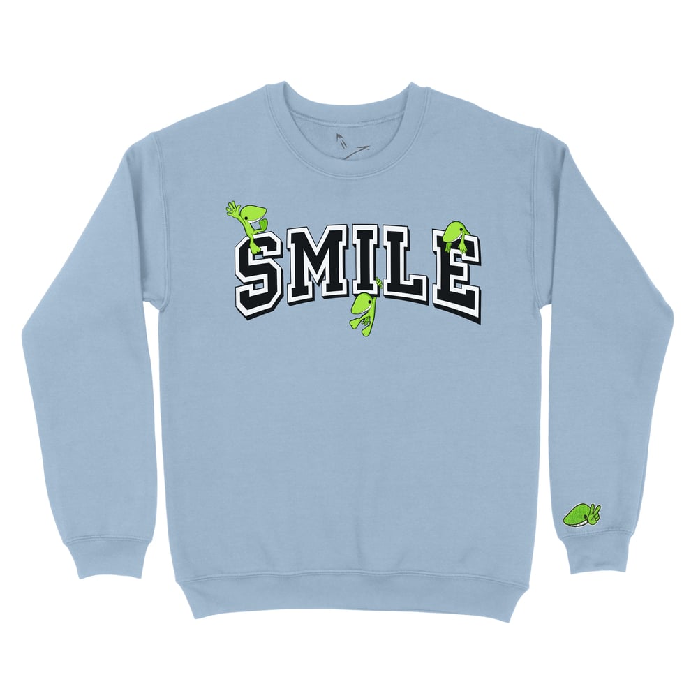 Image of “HANG ON” - Crewneck Sweatshirt [Powder Blue]