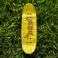 Image 3 of Green Glow 30mm Egg (King Mold) "Golden Decor" Graphic