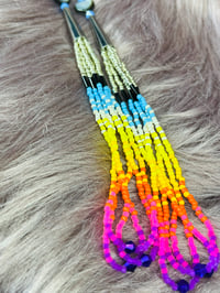 Image 2 of Painted Petals earrings 