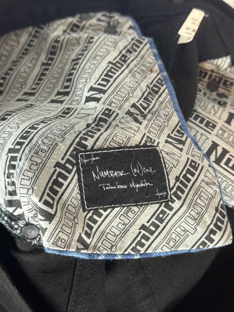 Image of Number Nine AW2006 Noir Multi Zip Bondage Pants