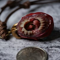 Image 11 of Egg of the King big eyes pendant, OOAK,