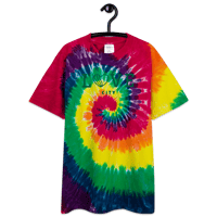 Image 1 of Love City Oversized Tie-Dye T-Shirt