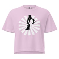 Image 1 of Stilettos Women’s boxy tee Lilac