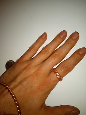 Image of ¼ True Biblical Cubit finger ring