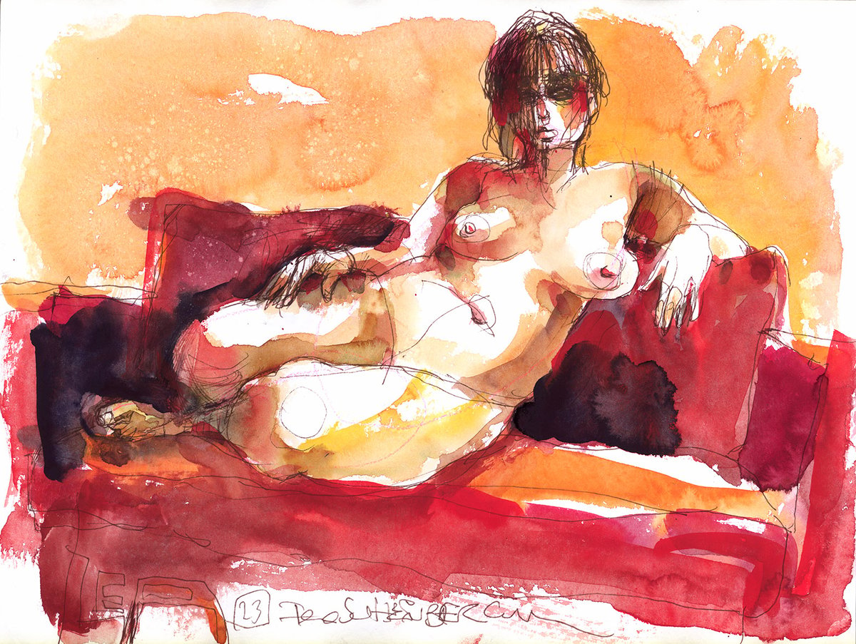 Image of Nude in Red 