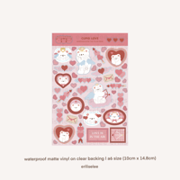 Image 2 of Cupid Love Sticker Sheet Series (3 Vers.) 