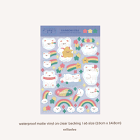 Image 2 of Rainbow Star Sticker Sheet Series (3 Vers.) 