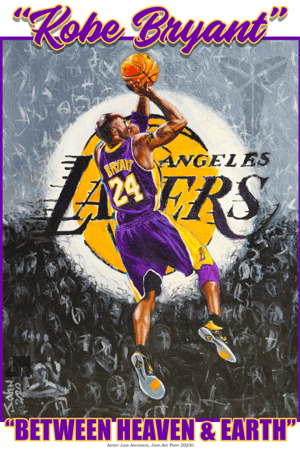 Kobe Bryant... Between Heaven & Earth (Painting)