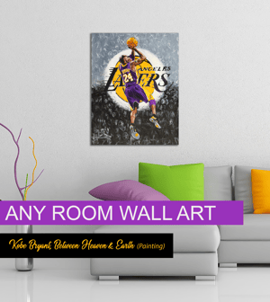 Kobe Bryant... Between Heaven & Earth (Painting)