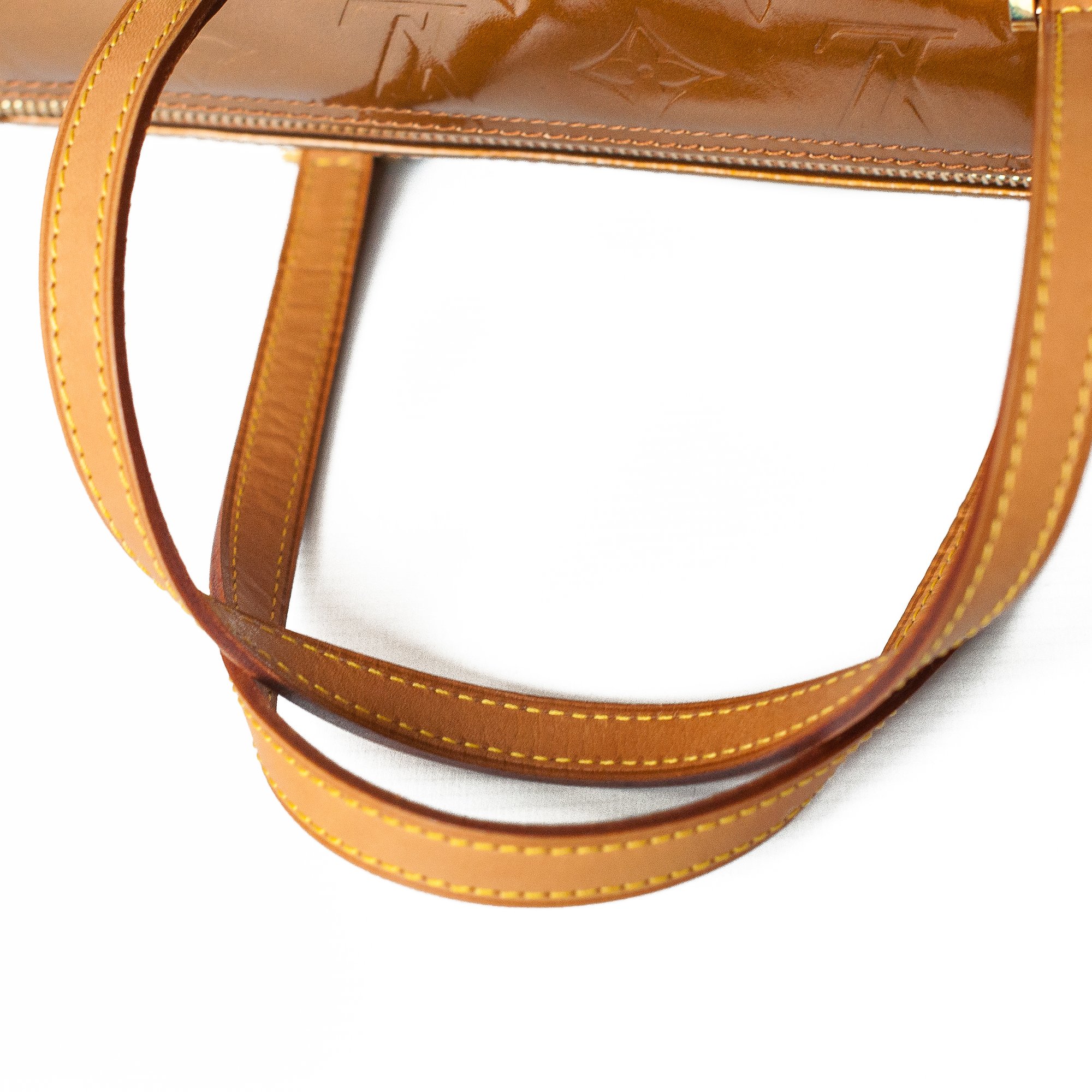 Image of Louis Vuitton 2001 Vernis Bedford Papillon Bag Bronze