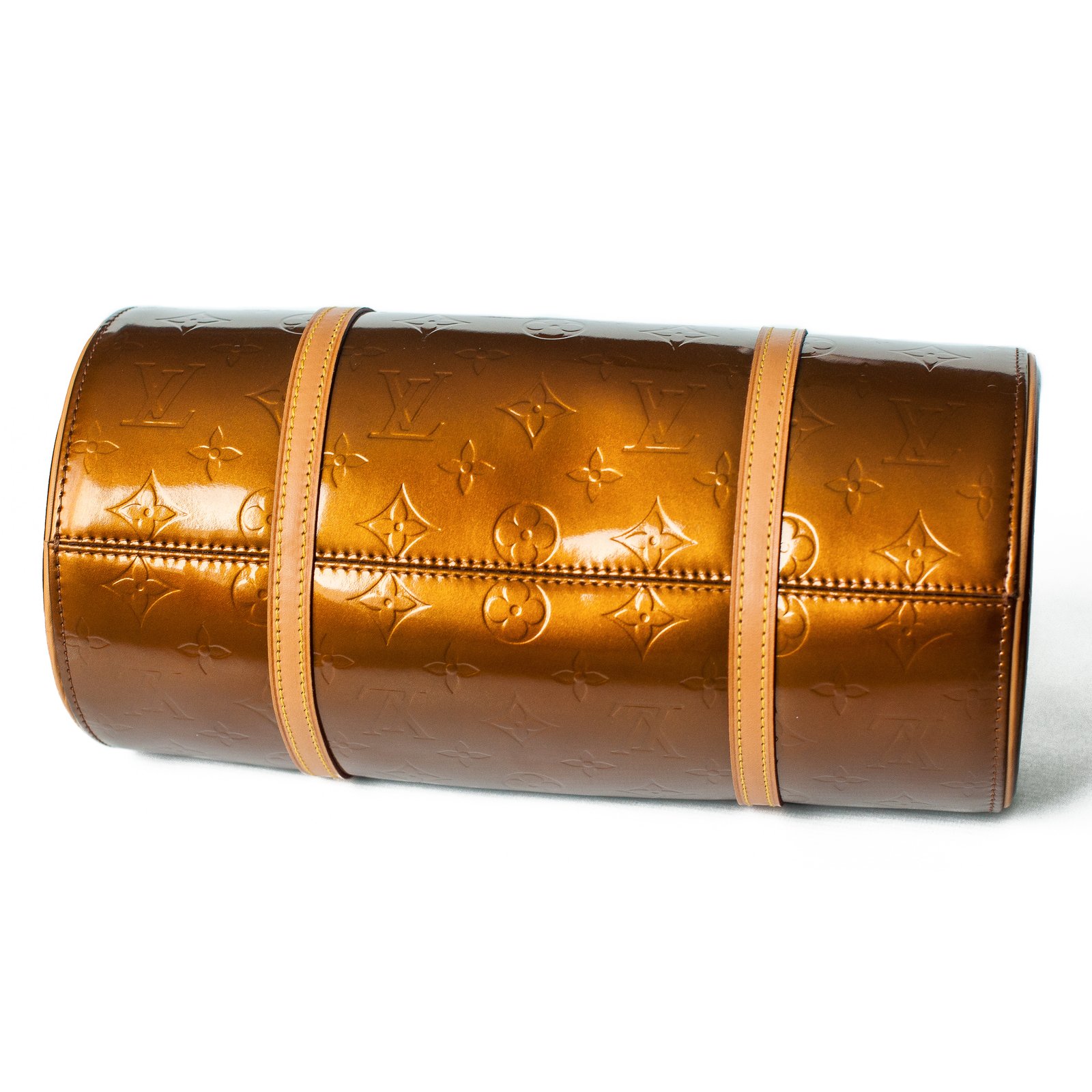 Louis Vuitton 2001 Vernis Bedford Papillon Bag Bronze † Ruder Than