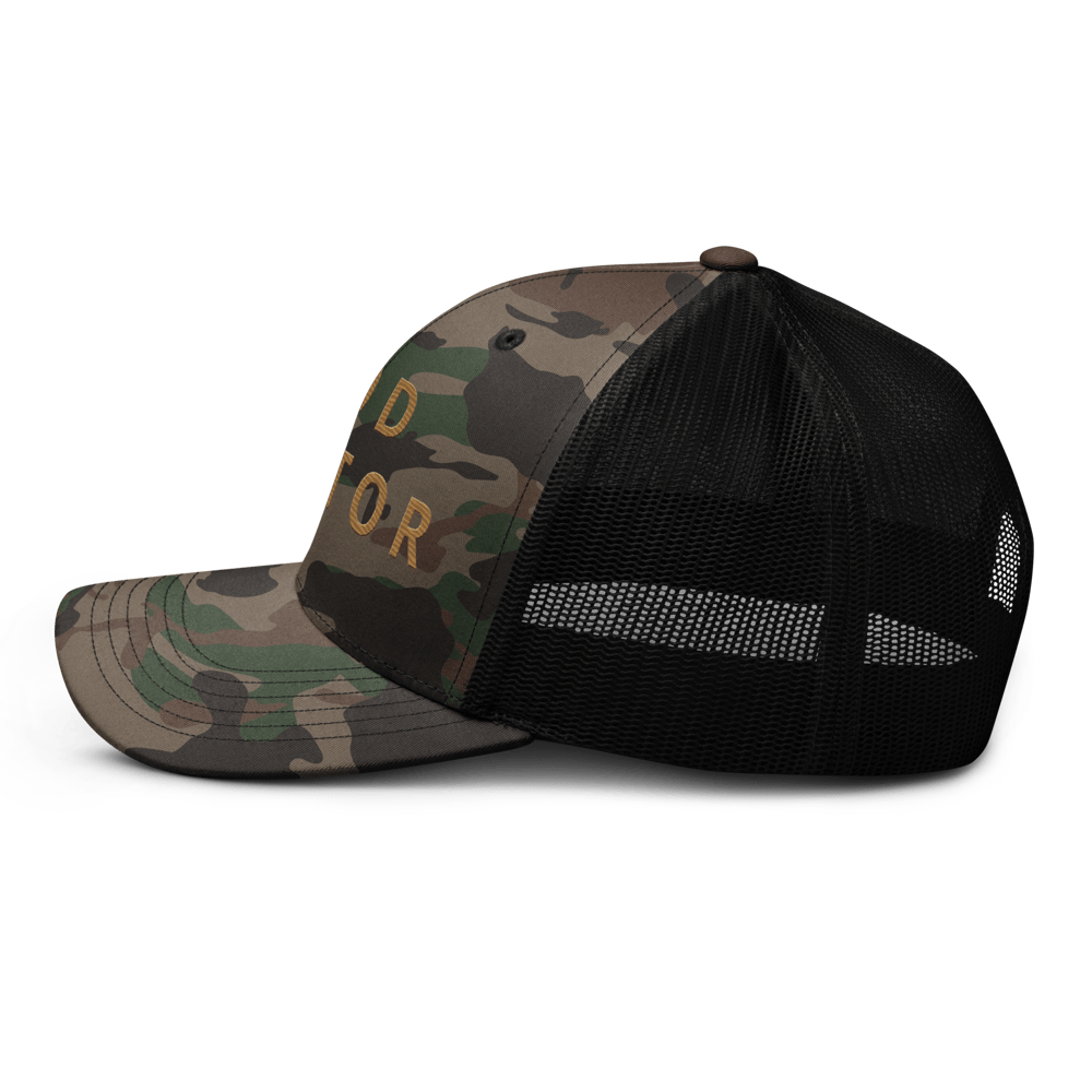 God Sector | Camouflage Trucker Hat