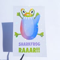 Sharkfrog sticker