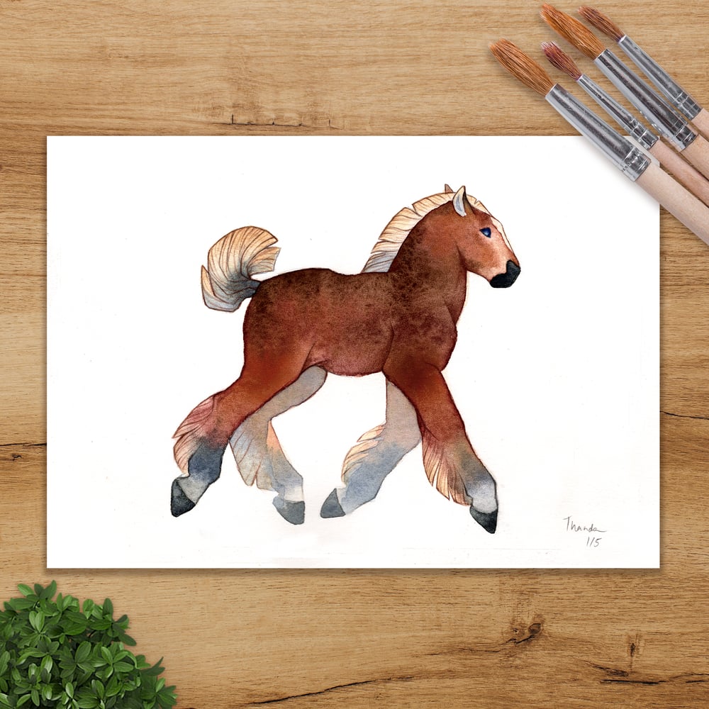 Image of Baby Epona "Troting" Prints