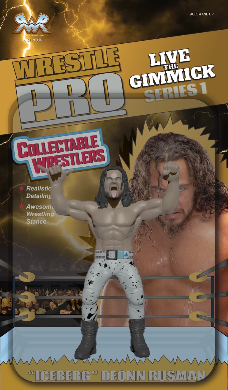 *PRE ORDER* WrestlePro “Live The Gimmick” Series 1 - “Iceberg” Deonn Rusman VERY LIMITED