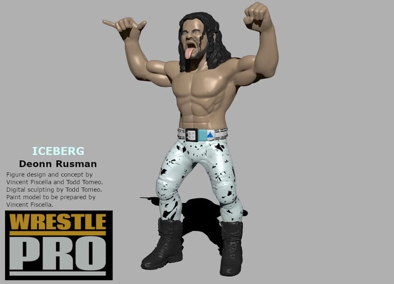 *PRE ORDER* WrestlePro “Live The Gimmick” Series 1 - “Iceberg” Deonn Rusman VERY LIMITED Image 2