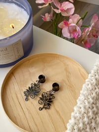 Image 3 of Black Vine Dangles