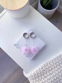 Image 1 of Lavender Poofs (Silver)