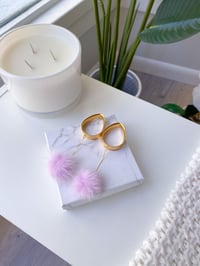 Image 3 of Lavender Poofs (Gold)