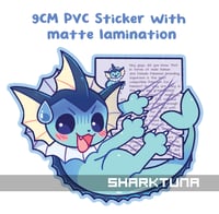 Vaporeon Copypasta Sticker