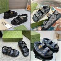 Image 2 of GG Double Strap Sandals 