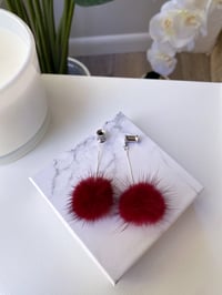 Image 1 of Sea Urchin Poofs (Silver)